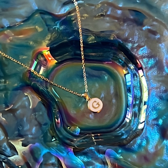G Letter Necklace - Picture 2 of 4